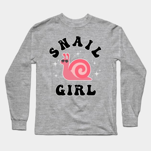 Snail Girl Snail Girl Long Sleeve T-Shirt by Mind Your Tee